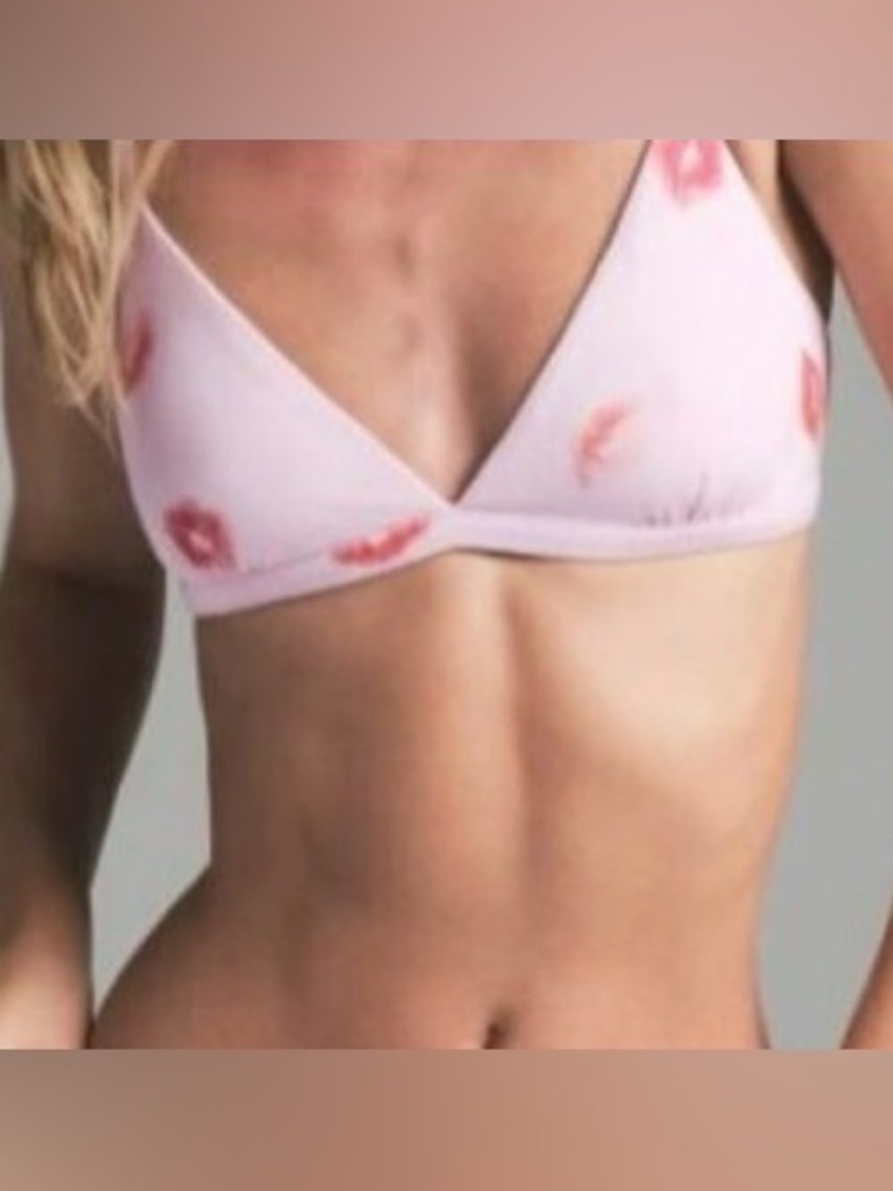 🌸 SKIMS Sleep Plunge Bra | Cherry Blossom Print | XXS | NWT 🏷️